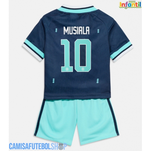 Camisa de time de futebol Alemanha Jamal Musiala #10 Replicas 2º Equipamento Infantil Mundo 2026 Manga Curta (+ Calças curtas)